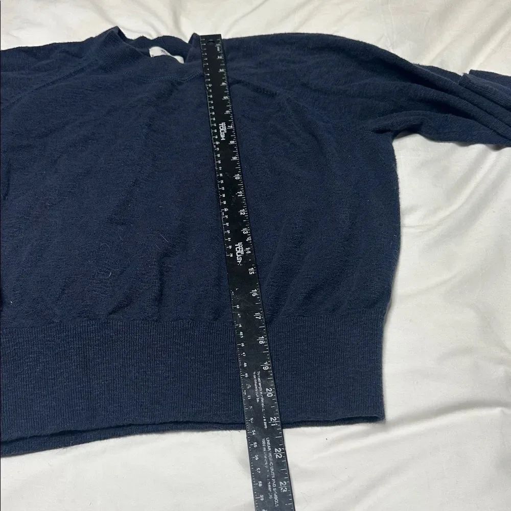 Madewell Deep Blue Crewneck Sweater - Picture 6 of 6